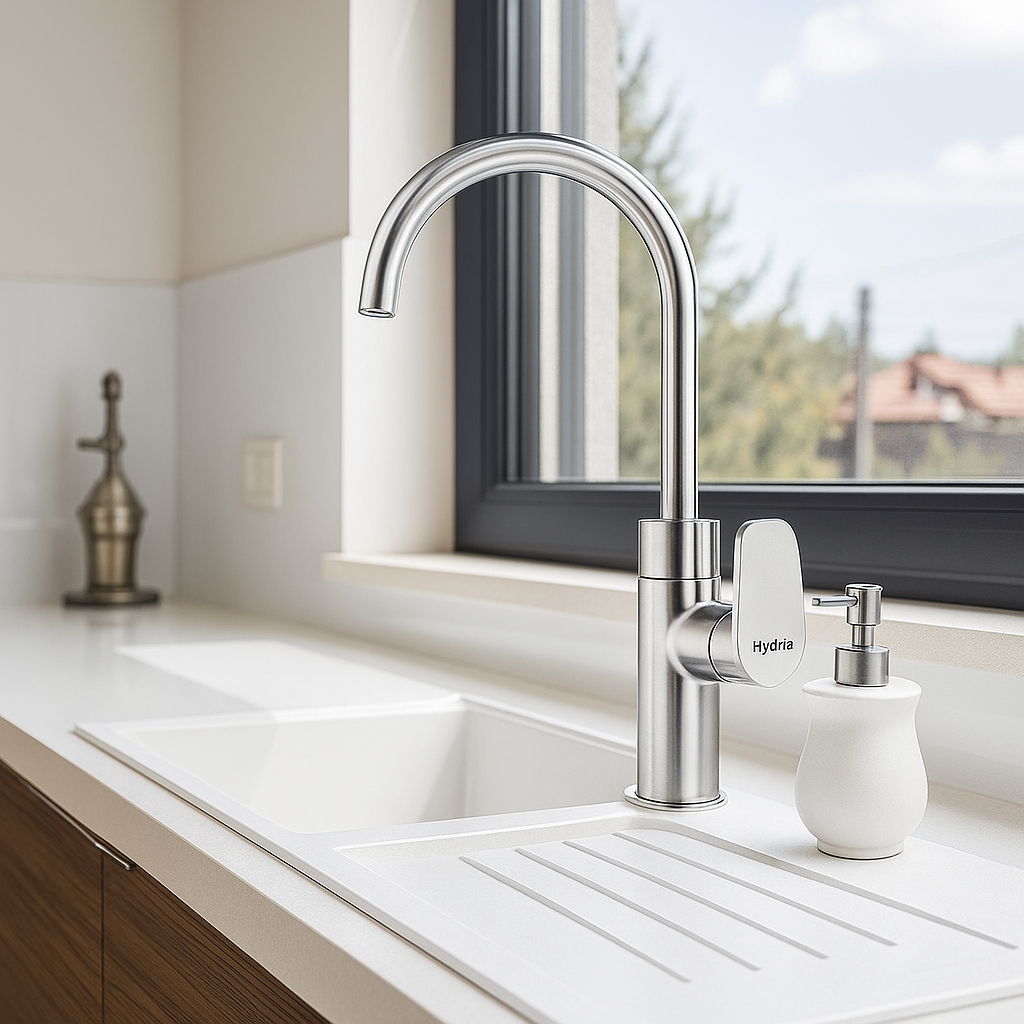 Llave moderna con sistema Hydria instalado